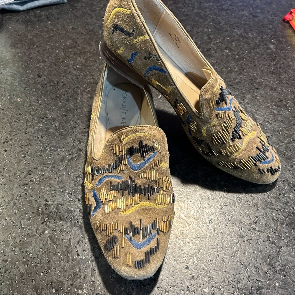 Donald Pliner Beaded Loafers